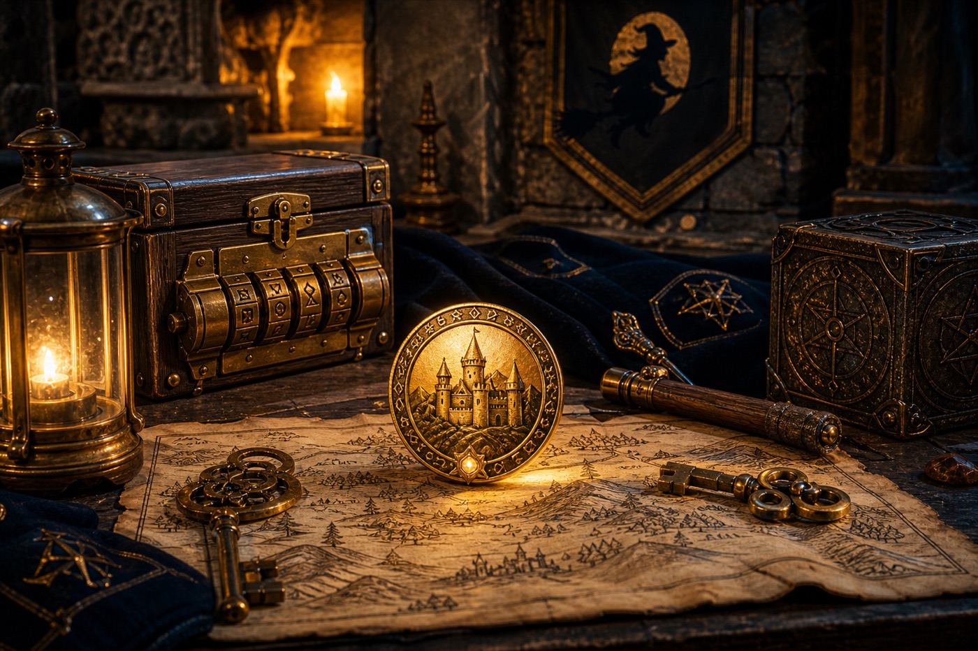 Zaklęty Zamek - magiczny escape room inspirowany legendami Gór Świętokrzyskich w Time2Escape Kielce